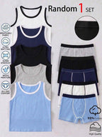 1 Set Tween Boys Top & Boxer Briefs Set