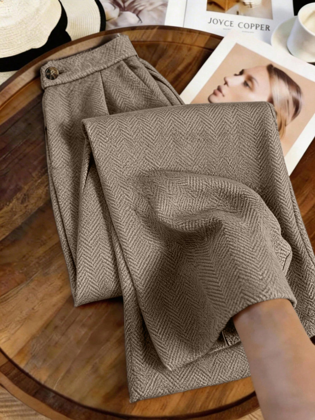 Plus Size Women's Casual Slim Fit Long Trousers
